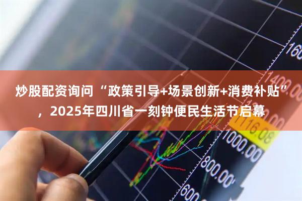 炒股配资询问 “政策引导+场景创新+消费补贴”，2025年四川省一刻钟便民生活节启幕