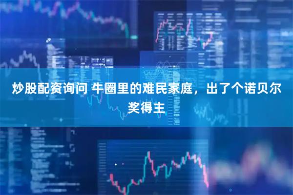 炒股配资询问 牛圈里的难民家庭，出了个诺贝尔奖得主