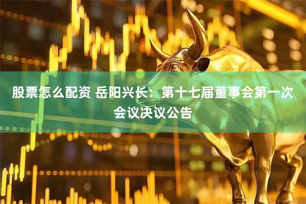 股票怎么配资 岳阳兴长：第十七届董事会第一次会议决议公告